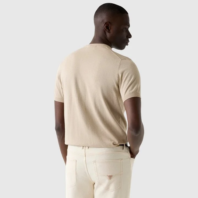 Jersey Guess Beige Hombre