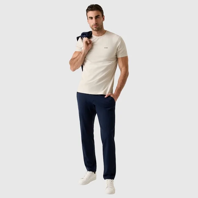 Camiseta Guess Beige Hombre