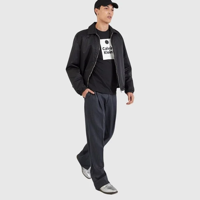 Camiseta Calvin Klein Negra y Blanca...