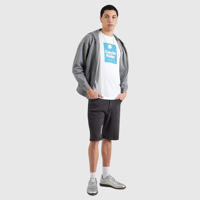 Camiseta Calvin Klein Blanca y Azul...