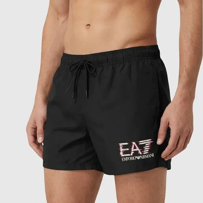 Bañador Armani Negro Hombre