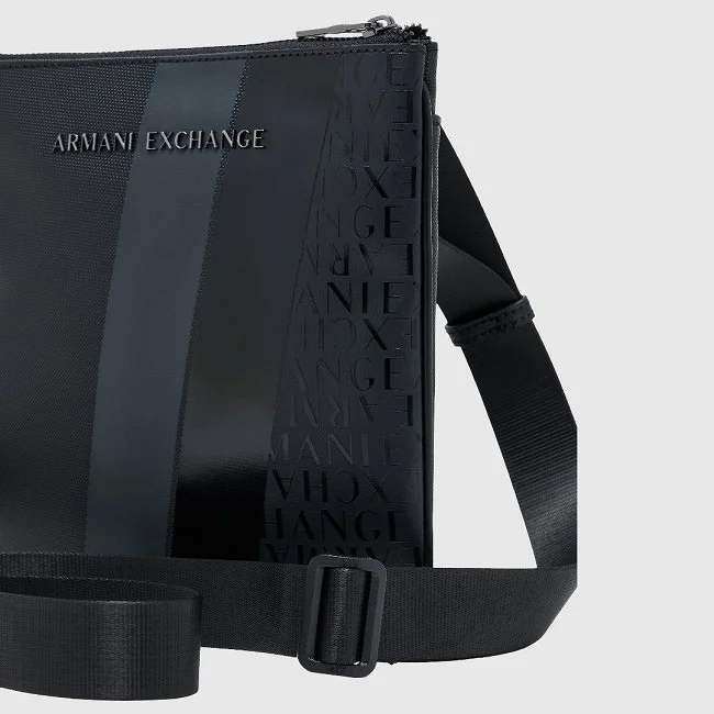 Bandolera Armani Exchange Negra Hombre
