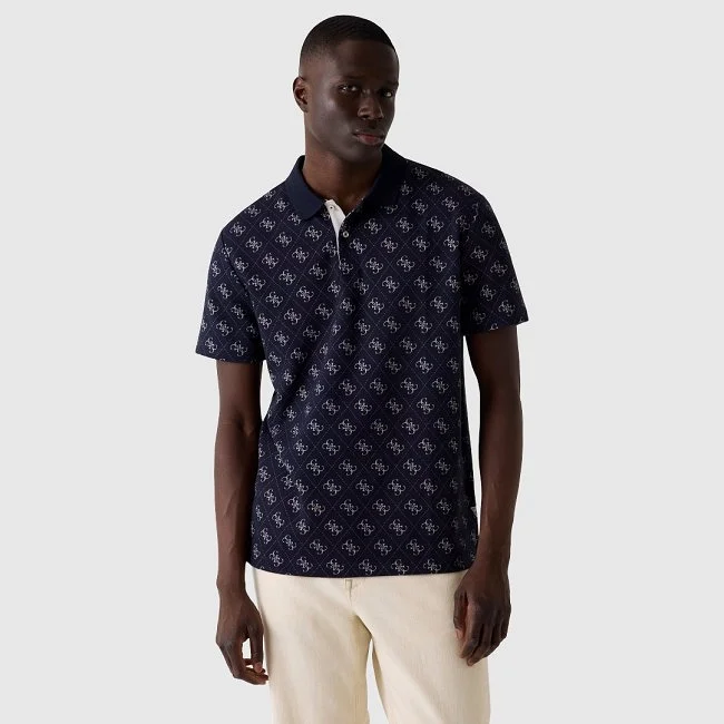 Polo Guess Azul Hombre