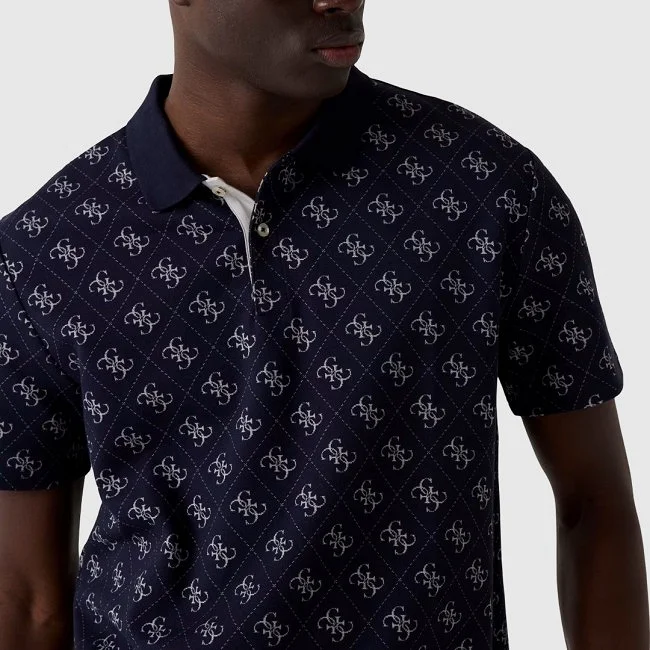 Polo Guess Azul Hombre