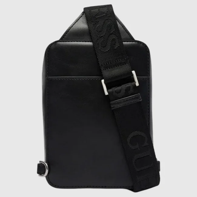 Bandolera Guess Negra Hombre
