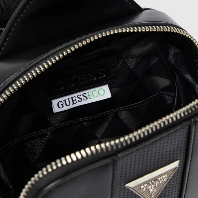 Bandolera Guess Negra Hombre