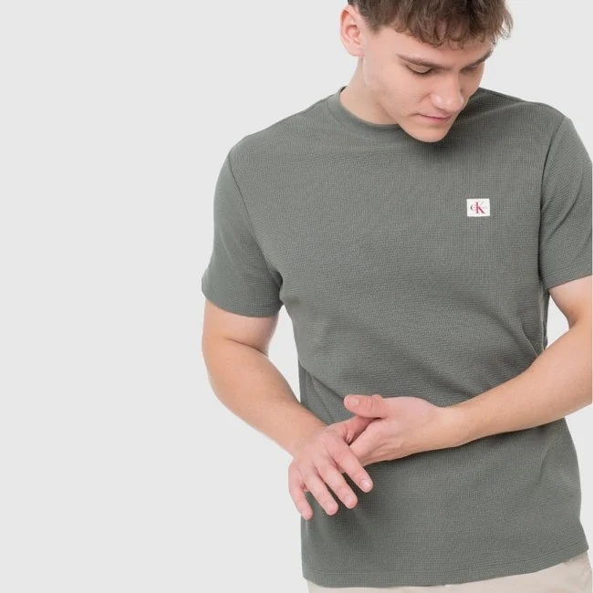 Camiseta Calvin Klein Verde Hombre