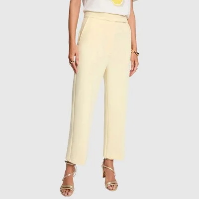 Pantalón Morgan Amarillo Mujer