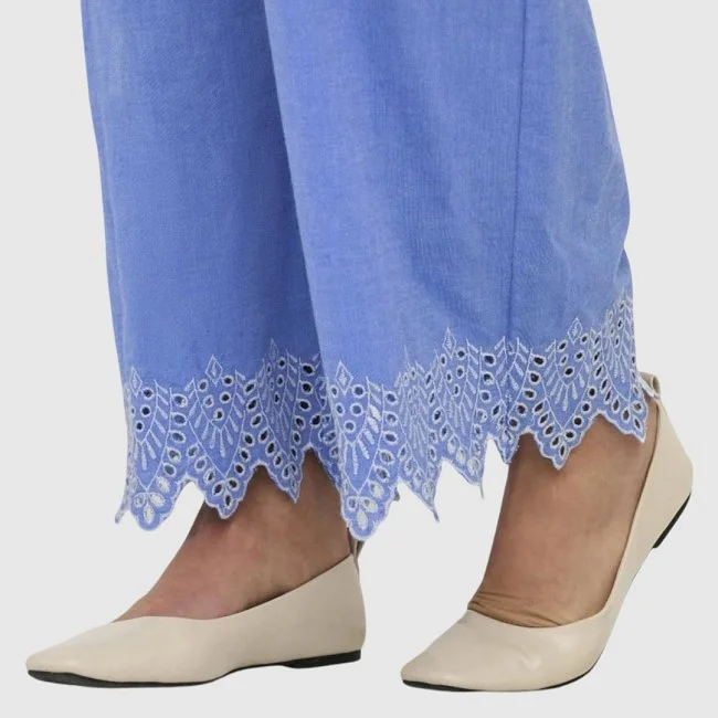 Pantalón ONLY Azul Mujer