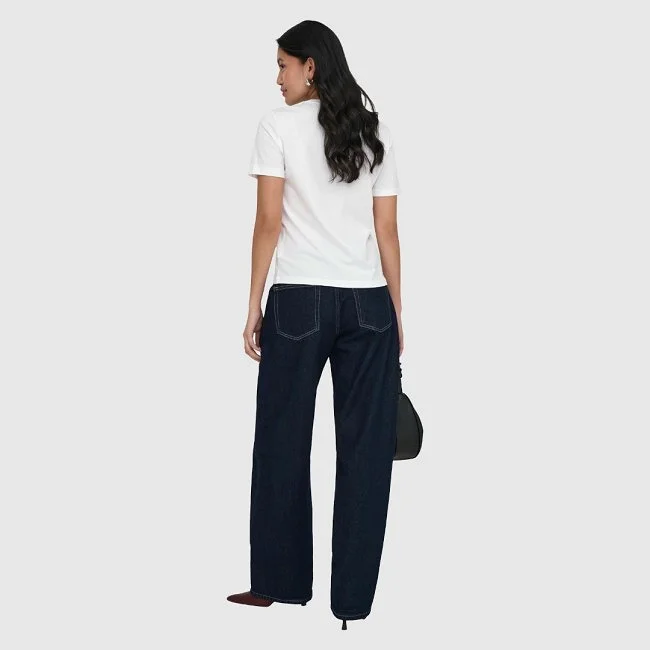 Camiseta ONLY Blanca Mujer