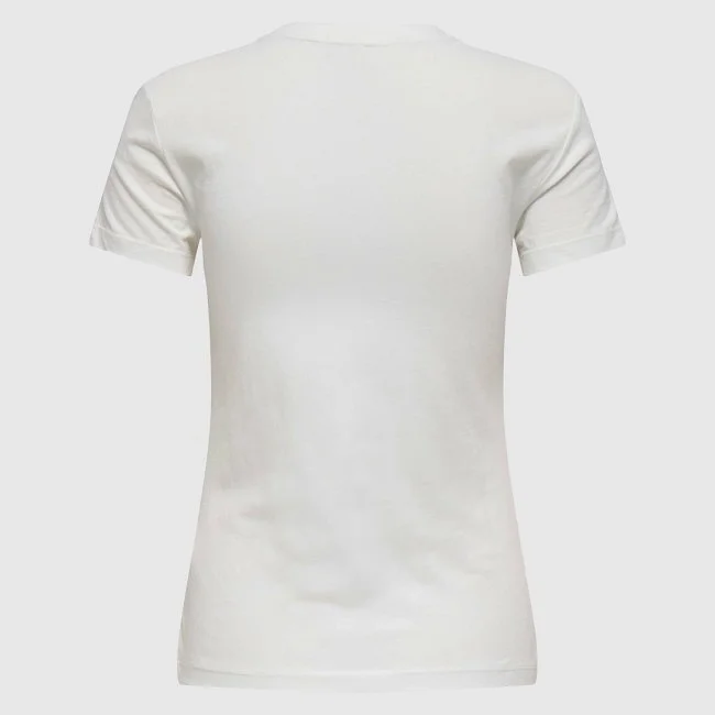 Camiseta ONLY Blanca Mujer