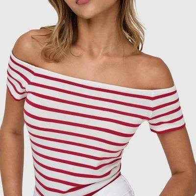 Camiseta ONLY Rayas Mujer 2