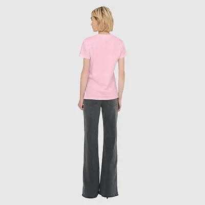 Camiseta ONLY Rosa Mujer 2