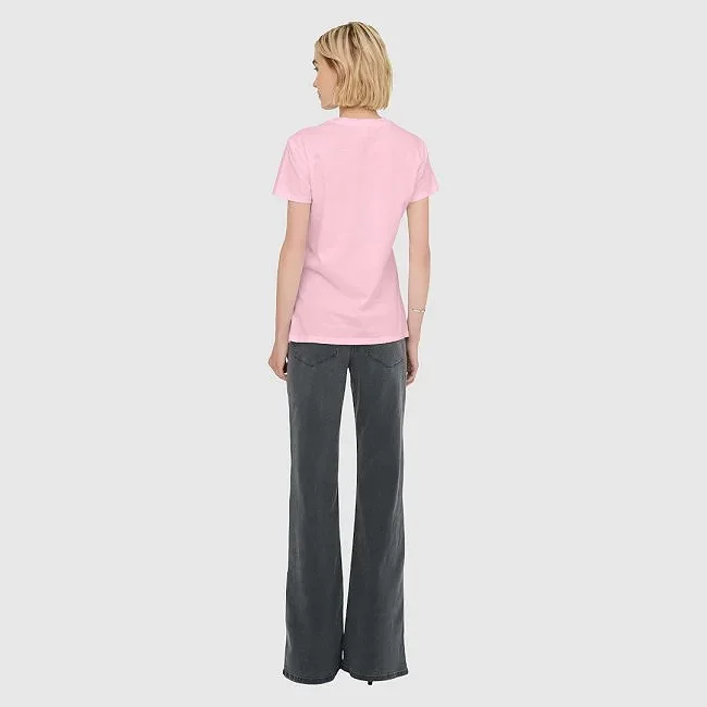 Camiseta ONLY Rosa Mujer