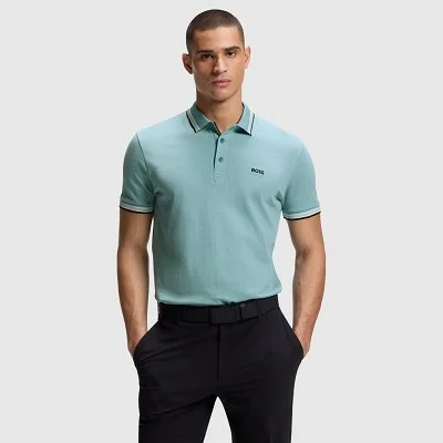 Polo Boss Azul Hombre