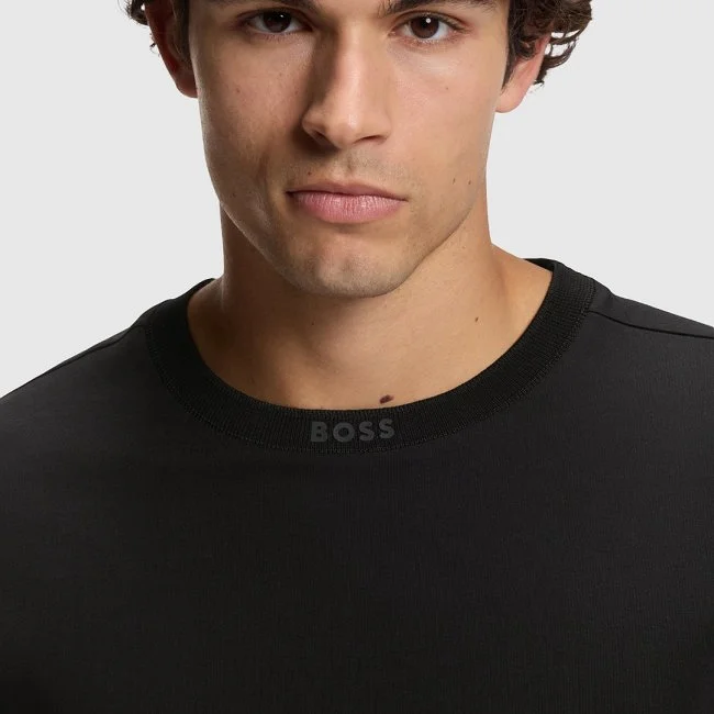 Camiseta Boss Negra Hombre