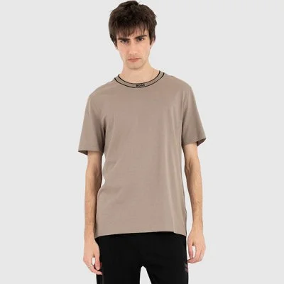 Camiseta Boss Marrón Hombre