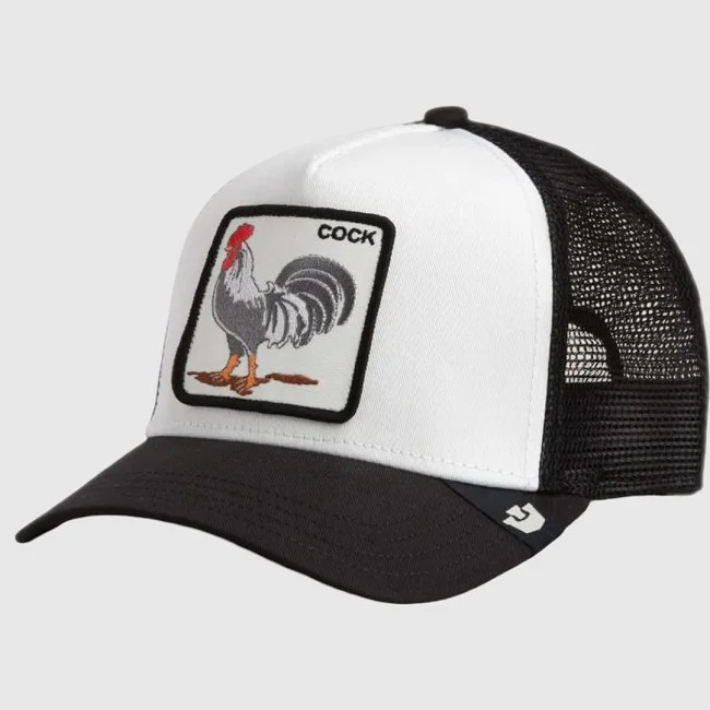 Gorra Goorin Bros COCK Blanca y Negra...