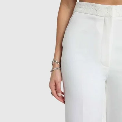 Pantalón Morgan Blanco Mujer 2