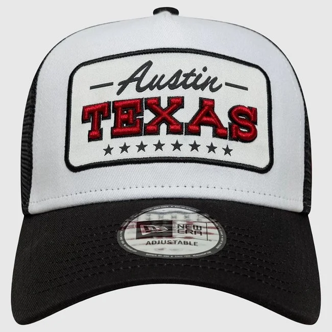 Gorra New Era Blanca y Negra Hombre