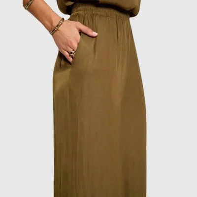 Pantalón Morgan Marrón Mujer 2