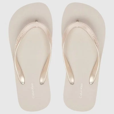 Chanclas Calvin Klein Beige... 2