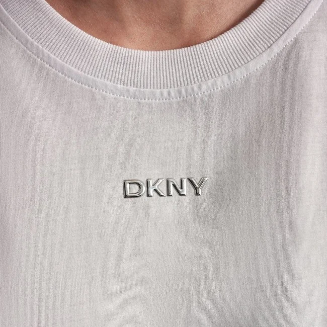 Camiseta DKNY Blanca Mujer