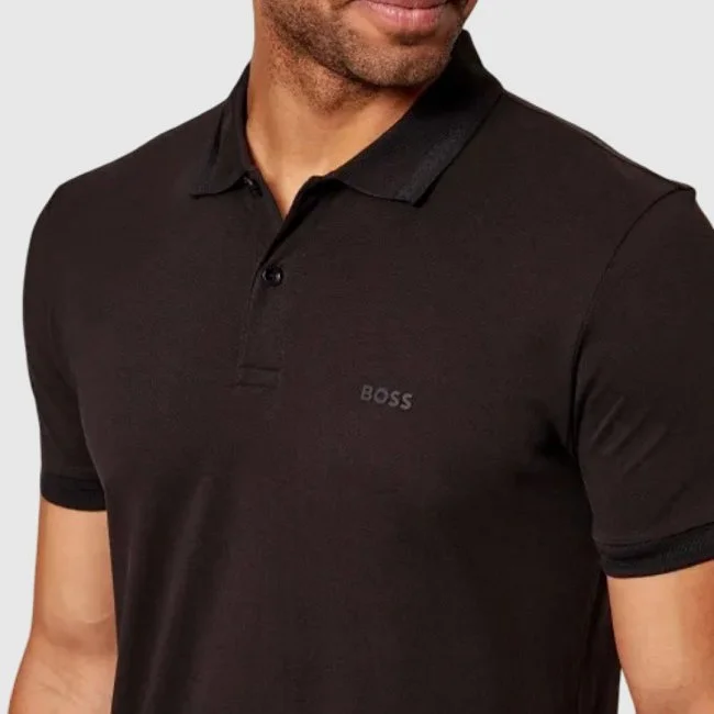 Polo Boss Negro Hombre