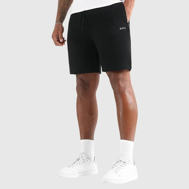 Pantalón Corto Boss Negro Hombre