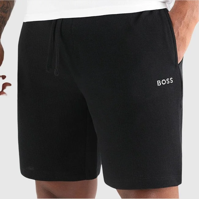 Pantalón Corto Boss Negro Hombre