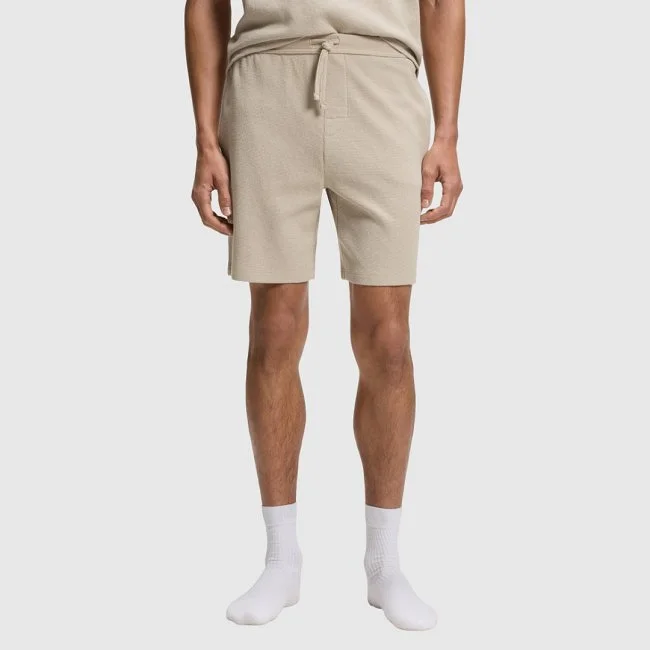 Pantalón Corto Boss Beige Hombre