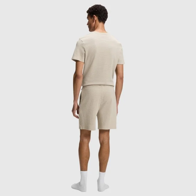 Pantalón Corto Boss Beige Hombre