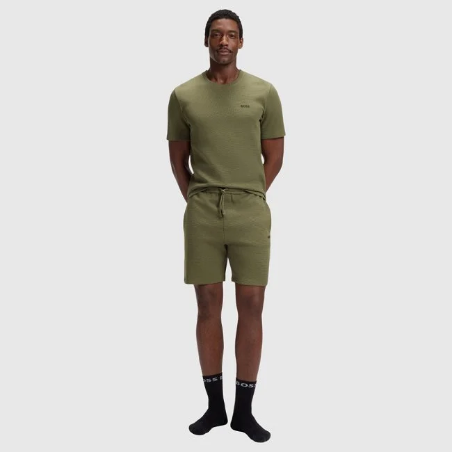Pantalón Corto Boss Verde Hombre