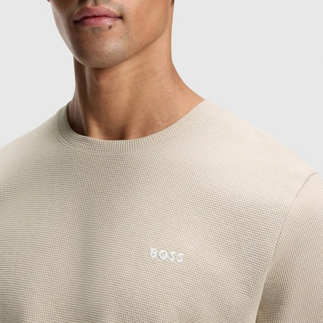 Camiseta Boss Beige Hombre