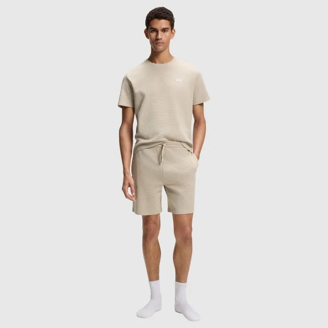 Camiseta Boss Beige Hombre