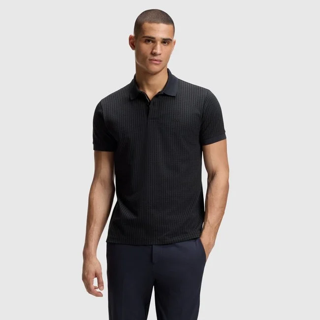Polo Boss Azul Hombre
