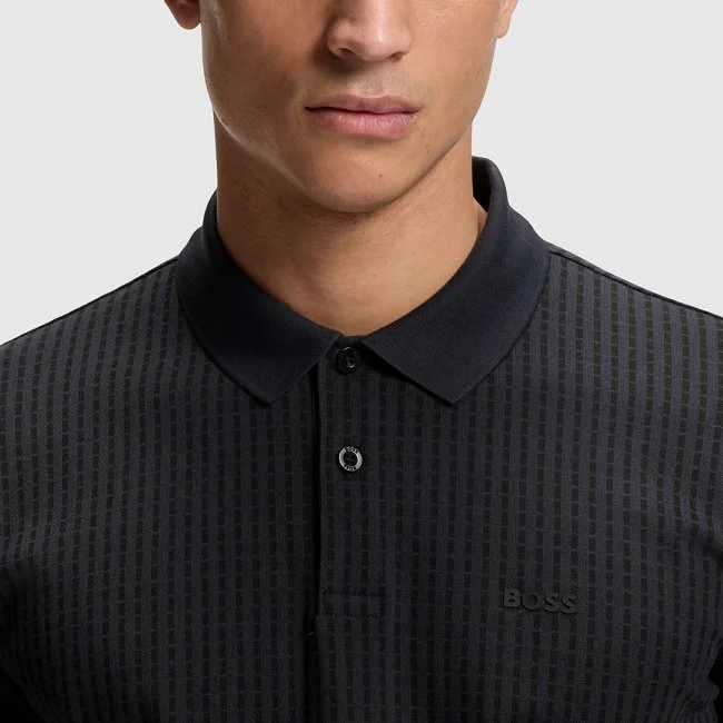Polo Boss Azul Hombre