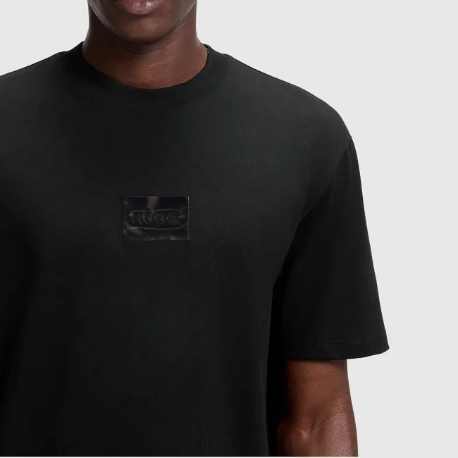 Camiseta Hugo Negra Hombre