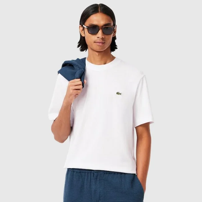 Camiseta Lacoste Blanca Hombre
