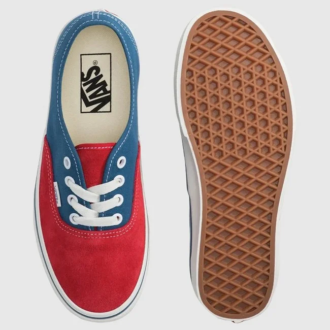 Zapatillas Vans AUTHENTIC Azules y Rojas