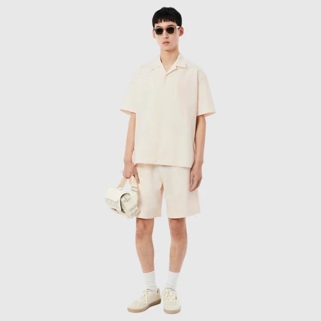 Camisa Lacoste Beige Hombre