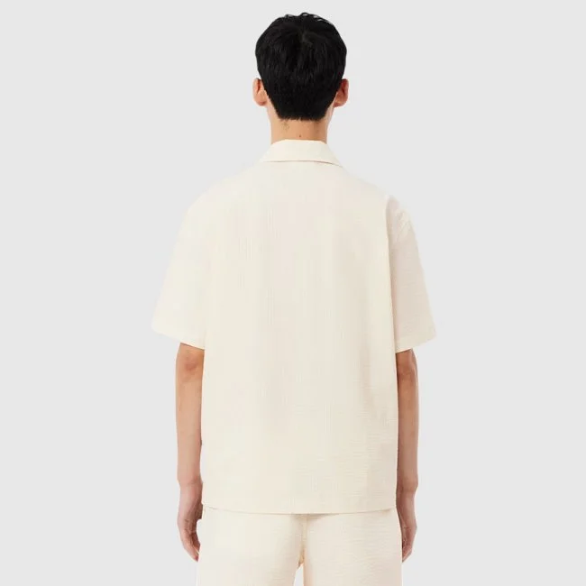 Camisa Lacoste Beige Hombre