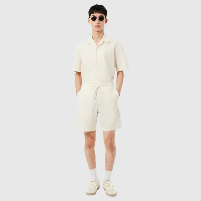 Pantalón Corto Lacoste Beige Hombre