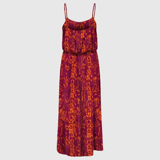 Vestido ONLY Fucsia y Naranja Mujer