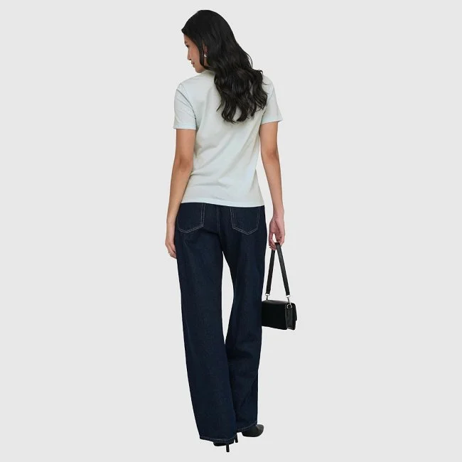 Camiseta ONLY Azul Mujer