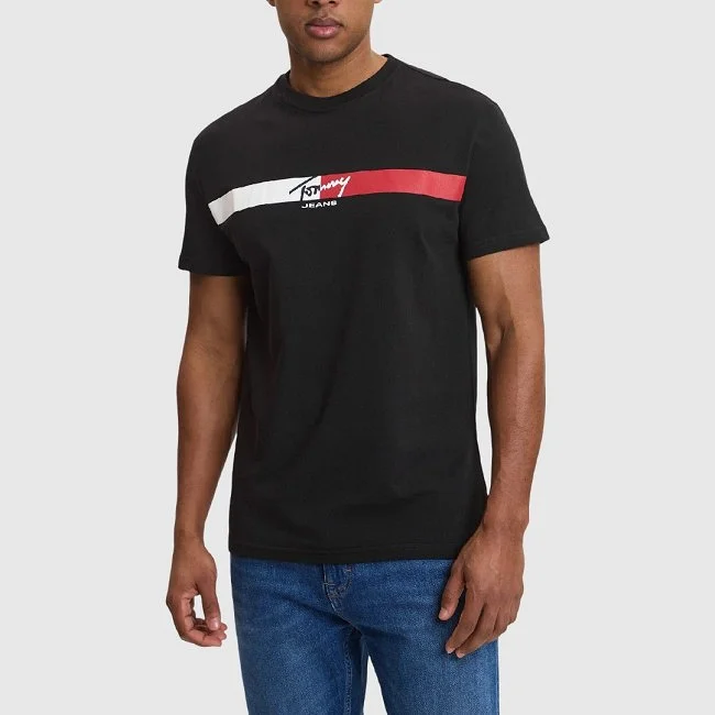 Camiseta Tommy Hilfiger Negra Hombre