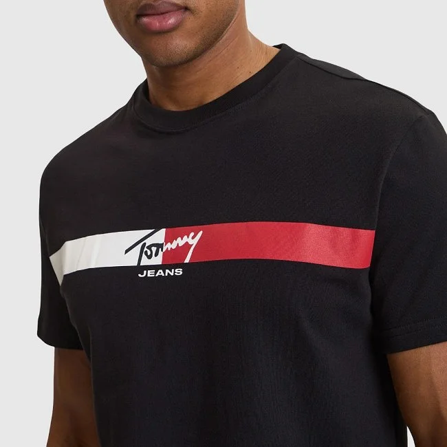 Camiseta Tommy Hilfiger Negra Hombre