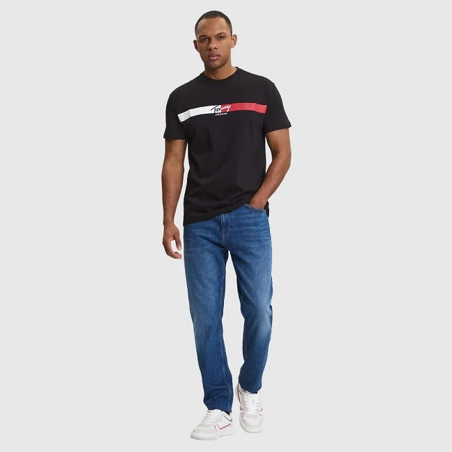 Camiseta Tommy Hilfiger Negra Hombre