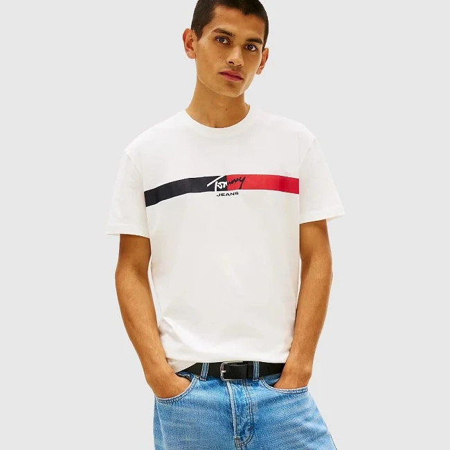 Camiseta Tommy Hilfiger Blanca Hombre