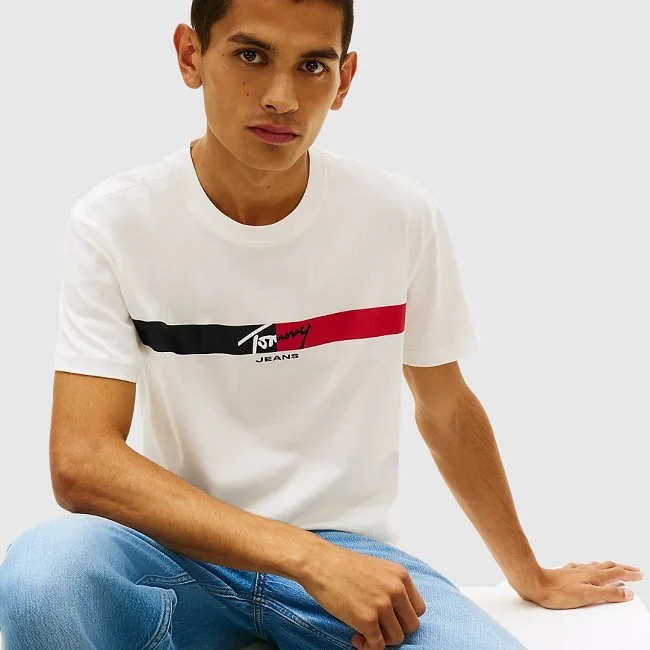 Camiseta Tommy Hilfiger Blanca Hombre